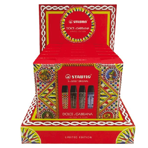 STABILO Stabilo Boss Original per Dolce&Gabbana - colori assortiti – Stabilo Edizione Limitata - expo da banco con 6 cofanetti