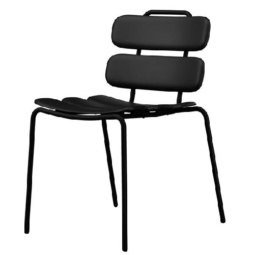 Unisit Seduta collettivitA\' Lemon s/braccioli nero Unisit