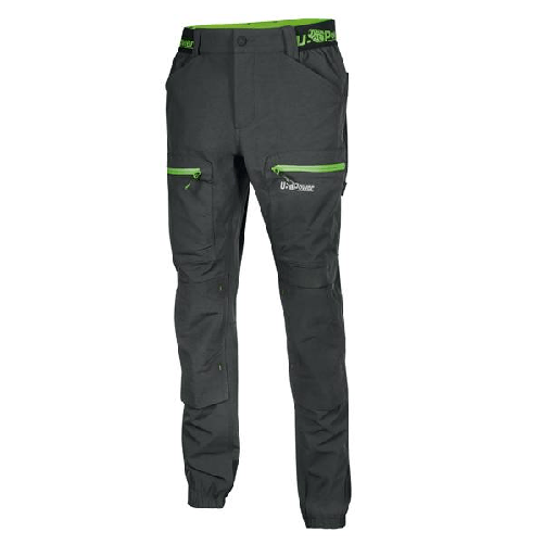 U-Power Pantaloni da lavoro Harmony taglia L grigio/verde U-power