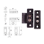 Cisa 06511-00-0 Contatti Nylon Elettroserrature