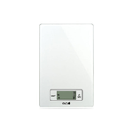 Kaufgut 033375 Bilancia da Cucina Digitale in Vetro Bianco 15Kg-1gr