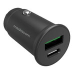 Mediacom Alimentatore car charger con porte USB e USB Type-CB - Mediacom