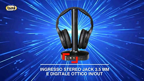 Cuffie-Wireless-Stereo-Trevi-FRS-1480-R-per-TV-e-HiFi