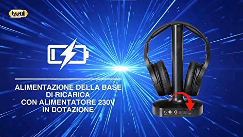 Cuffie-Wireless-Stereo-Trevi-FRS-1480-R-per-TV-e-HiFi