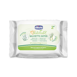 Chicco NaturalZ Salviette Protettive, 20 pz, Protezione Naturale durante la Stagione Estiva, Con citronella ed Eucalipto, Protezione giorno e notte