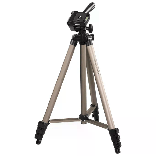 Hama-Treppiedi-Star-700-EF-Digital-argento--425---125-cm--testa-3D-con-sgancio-rapido-gambe-in-4-sezioni-con-borsa-per-trasporto