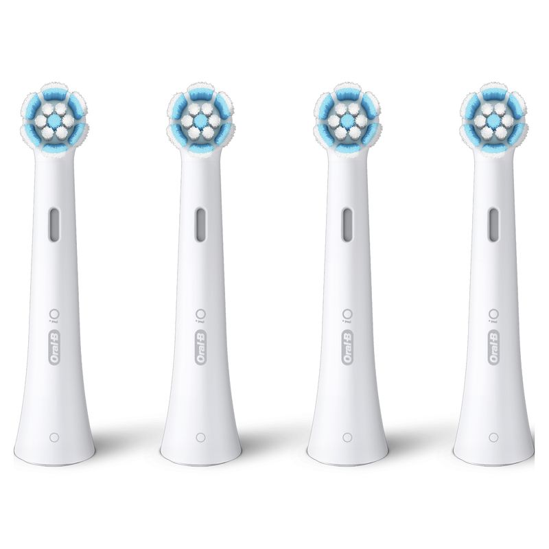 Oral-B-Io-Testine-Spazzolino-Elettrico-Confezione-Da-4-Pezzi-Gentle-Care-Ideale-Per-Denti-E-Gengive-Sensibili-Bianco-‎7.4-x-2.28-x-23.4-cm-32-grammi