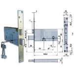 Cisa 57312-73-0 Serratura D-mappa Infilare