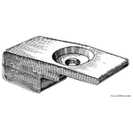 Piastra SUZUKI 4 tempi 60-140 HP magnesio 43.903.39