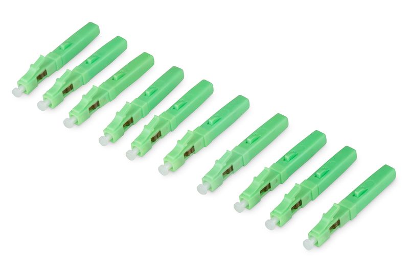 Digitus-Connettore-rapido-di-campo-LC-APC-per-fibra-ottica-Singlemode--10-pezzi-