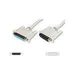 Digitus Cavo per Prolunga O per Data Switch Pressofuso (Modem Cable) Viti Lunghe 25 Poli Maschio-Femmina Mt.3 (Ak 166 3M)