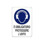 Cartello Protezione Udito 20X 30 Alluminio
