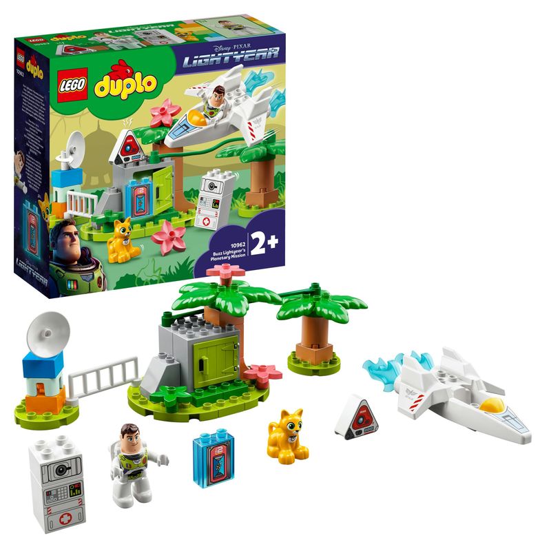 LEGO-DUPLO-Disney-e-Pixar-10962-La-Missione-Planetaria-di-Buzz-Lightyear-Giochi-per-Bambini-Astronave-e-Robot-Giocattolo