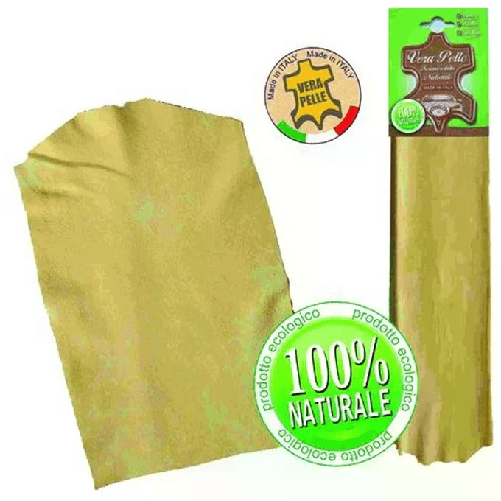 Pelle Scamosciata Naturale Concia Olio Di Pesce 41x27 cm