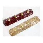 Portachiavi Assortito con 4 Ganci in ottone