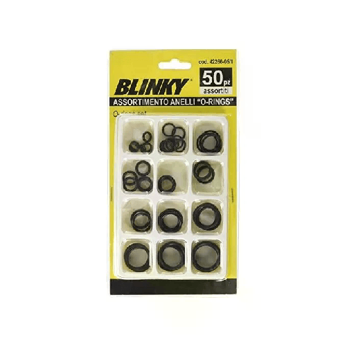 Vigor-Blinky Assortimenti Anelli O-Rings Blister 50 Pezzi