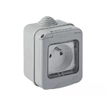 Elettrocanali Scatola Pvc per Tubi Rigidi per Frutti Mylife Ip55 2 Posti