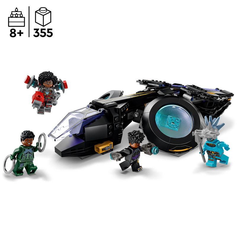 LEGO-Marvel-76211-Sunbird-di-Shuri-Aereo-Giocattolo-di-Black-Panther-Giochi-per-Bambini-con-Supereroi-Idee-Regalo