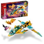 LEGO-Ninjago-71770-Il-Jet-Dragone-d-Oro-di-Zane-Set-Serie-TV-Crystallized-Aereo-Giocattolo-Giochi-per-Bambini-dai-7-Anni