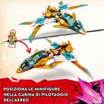 LEGO-Ninjago-71770-Il-Jet-Dragone-d-Oro-di-Zane-Set-Serie-TV-Crystallized-Aereo-Giocattolo-Giochi-per-Bambini-dai-7-Anni