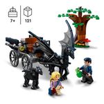 LEGO Harry Potter 76400 Thestral e Carrozza di Hogwarts, con Cavallo Giocattolo e 2 Minifigure