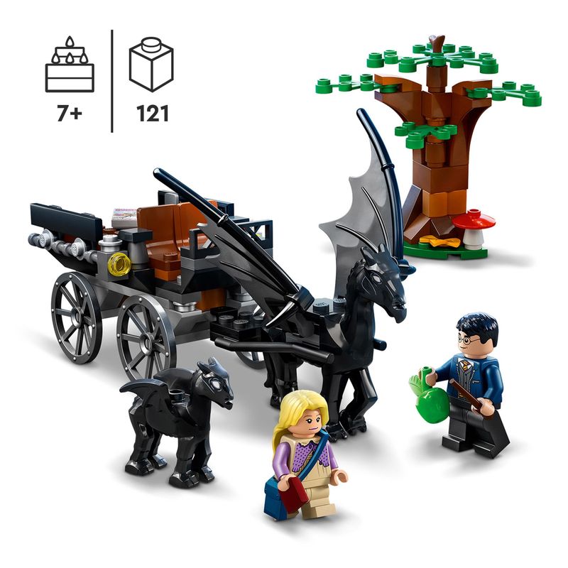 LEGO-Harry-Potter-76400-Thestral-e-Carrozza-di-Hogwarts-con-Cavallo-Giocattolo-e-2-Minifigure-Giochi-per-Bambini-dai-7-Anni