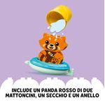 LEGO-Duplo-Ora-del-Bagnetto--Panda-Rosso-Galleggiante