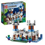 LEGO-Minecraft-21186-Il-Castello-di-Ghiaccio-Giocattoli-Creativi-da-Costruire-Spada-di-Diamanti-Giochi-per-Bambini