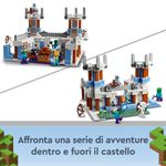 LEGO-Minecraft-21186-Il-Castello-di-Ghiaccio-Giocattoli-Creativi-da-Costruire-Spada-di-Diamanti-Giochi-per-Bambini