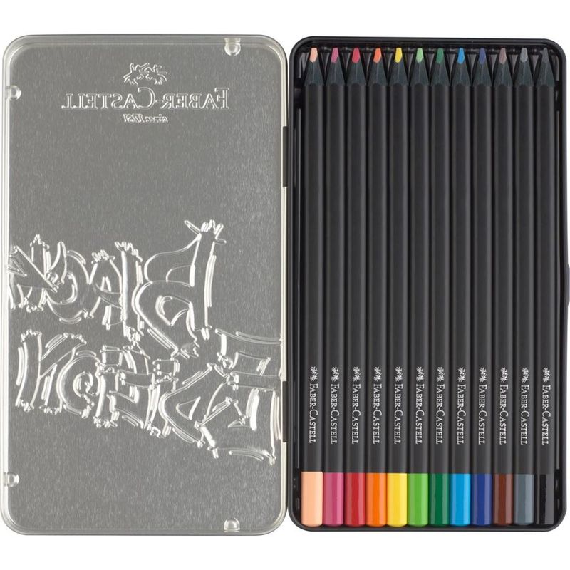 Faber-Castell-12-Matite-Colorate-Blackedition