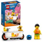 LEGO-City-Stuntz-60333-Stunt-Bike-Vasca-da-Bagno-Moto-Giocattolo-con-Minifigure-Giochi-per-Bambini-dai-5-Anni-Idea-Regalo