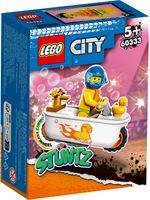 LEGO-City-Stuntz-60333-Stunt-Bike-Vasca-da-Bagno-Moto-Giocattolo-con-Minifigure-Giochi-per-Bambini-dai-5-Anni-Idea-Regalo