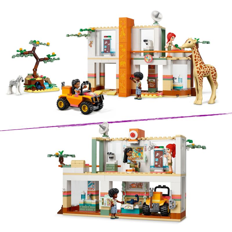 LEGO-Friends-41717-Il-Soccorso-degli-Animali-di-Mia-con-Figure-di-Zebra-e-Giraffa-Giocattolo-Giochi-per-Bambini-dai-7-Anni