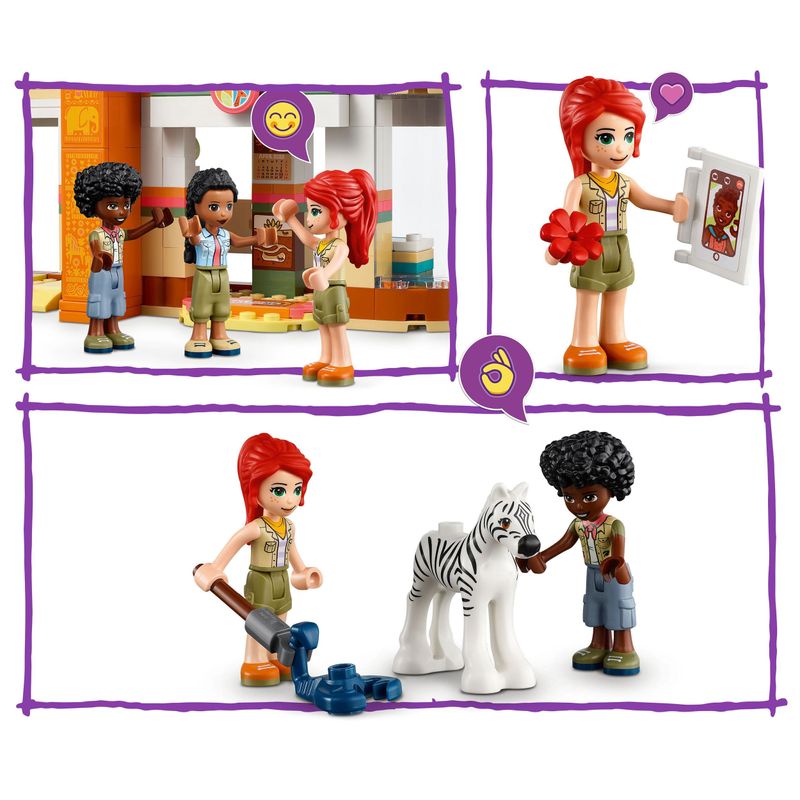 LEGO-Friends-41717-Il-Soccorso-degli-Animali-di-Mia-con-Figure-di-Zebra-e-Giraffa-Giocattolo-Giochi-per-Bambini-dai-7-Anni