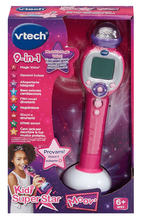 VTech Kidi SuperStar Moov Microfono Giocattolo