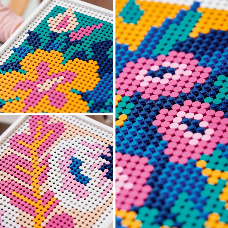 LEGO-ART-31207-Motivi-Floreali-Set-Decorazioni-Murali-3-in-1-Attivita--di-Artigianato-Fai-da-Te-Hobby-Creativo-di-Botanica