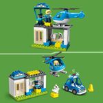 LEGO-DUPLO-10959-Stazione-Di-Polizia-ed-Elicottero-Set-per-Bambini-di-2--Anni-Macchina-Giocattolo-con-Luci-e-Sirene