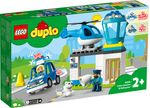 LEGO-DUPLO-10959-Stazione-Di-Polizia-ed-Elicottero-Set-per-Bambini-di-2--Anni-Macchina-Giocattolo-con-Luci-e-Sirene