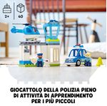 LEGO-DUPLO-10959-Stazione-Di-Polizia-ed-Elicottero-Set-per-Bambini-di-2--Anni-Macchina-Giocattolo-con-Luci-e-Sirene