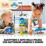 LEGO-DUPLO-10959-Stazione-Di-Polizia-ed-Elicottero-Set-per-Bambini-di-2--Anni-Macchina-Giocattolo-con-Luci-e-Sirene