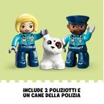 LEGO-DUPLO-10959-Stazione-Di-Polizia-ed-Elicottero-Set-per-Bambini-di-2--Anni-Macchina-Giocattolo-con-Luci-e-Sirene