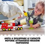 LEGO-DUPLO-Town-Autopompa-Camion-Giocattolo-con-Luci-e-Sirena-Figure-Pompiere-e-Gatto-Giochi-Educativi-per-Bambini-10969