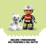 LEGO-DUPLO-Town-Autopompa-Camion-Giocattolo-con-Luci-e-Sirena-Figure-Pompiere-e-Gatto-Giochi-Educativi-per-Bambini-10969