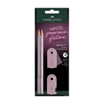 Faber Castell Confezione 2 Matite 1 Gomma 1 Temperino Rose-Grey