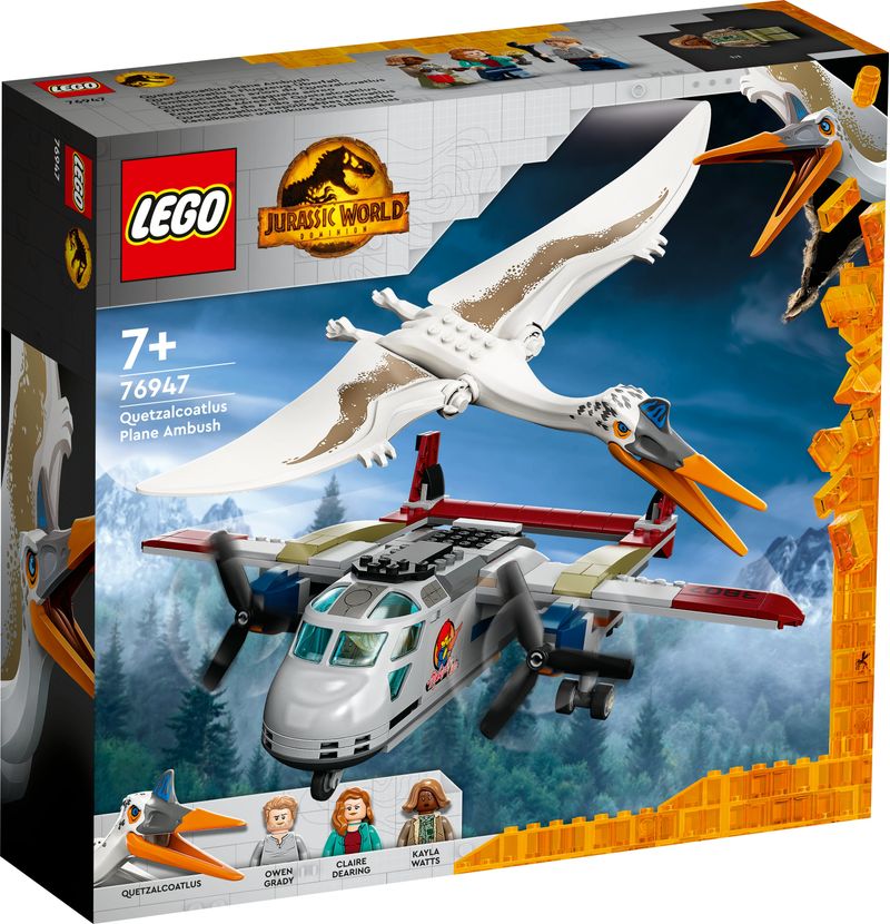 LEGO-Jurassic-World-76947-Quetzalcoatlus--Agguato-Aereo-Giochi-per-Bambini-di-7--Anni-con-Dinosauri-Giocattolo-e-Minifigure