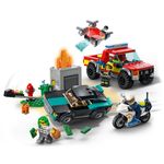 LEGO City Fire Soccorso Antincendio e Inseguimento eella Polizia