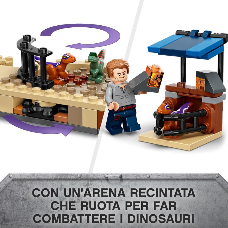 LEGO-Jurassic-World-76945-Atrociraptor--Inseguimento-sulla-Moto-con-Dinosauro-Giocattolo-Giochi-per-Bambini-di-6--Anni