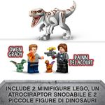 LEGO-Jurassic-World-76945-Atrociraptor--Inseguimento-sulla-Moto-con-Dinosauro-Giocattolo-Giochi-per-Bambini-di-6--Anni