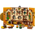 LEGO Harry Potter 76412 Stendardo della Casa Tassorosso da Parete, Sala Comune Castello di Hogwarts