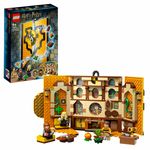 LEGO-Harry-Potter-76412-Stendardo-della-Casa-Tassorosso-da-Parete-Sala-Comune-Castello-di-Hogwarts-Giocattolo-da-Collezione